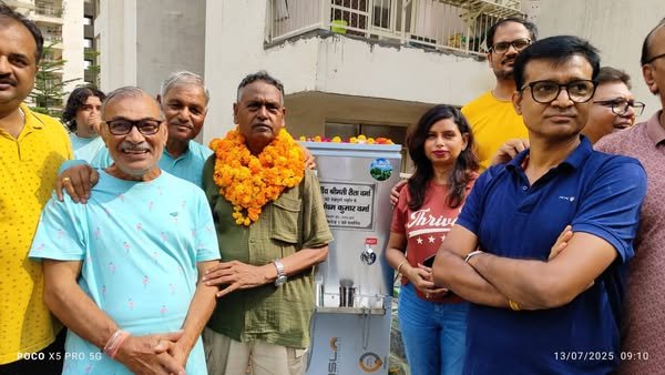 सुपरटेक इकोविलेज 1 सोसाइटी में पंचम वर्मा बने लोक कल्याण ध्वज वाहक