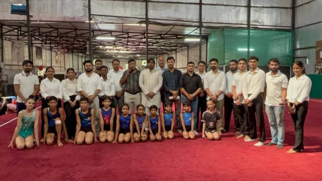 श्यामेन्द्र नागर ने किया चौथी जिला जिम्नास्टिक प्रतियोगिता 2025 -26 का शुभारंभ