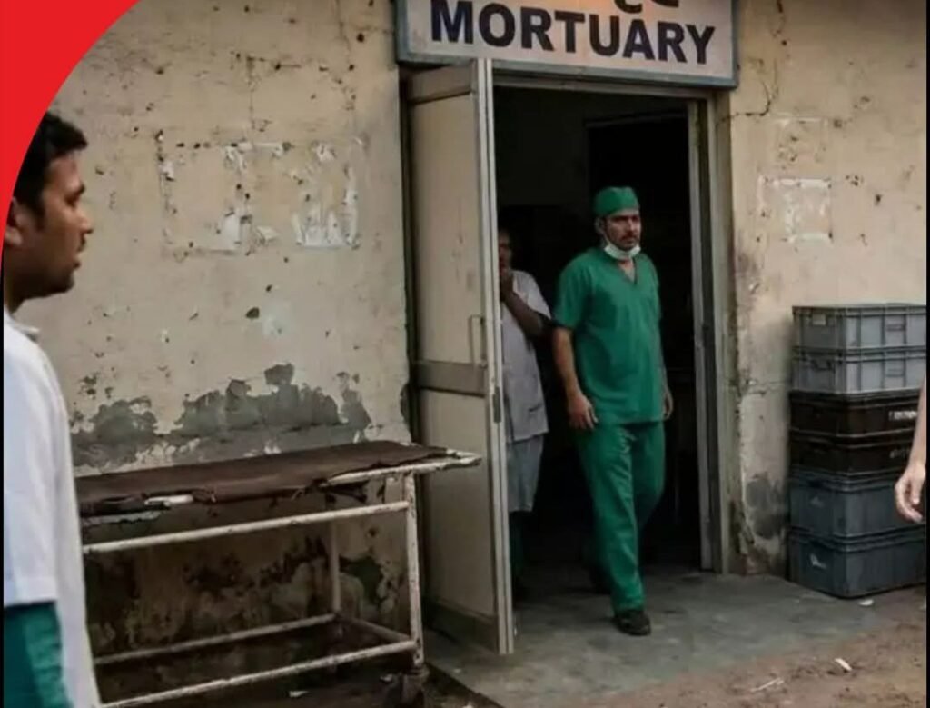 मुर्दाघर में पोस्टमॉर्टम के लिए लाया गया शव अचानक उठकर भागने लगा