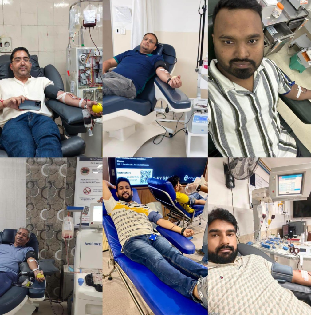 राष्ट्रीय स्वैच्छिक रक्तदान दिवस पर समाज सेविका अंकिता राजपूत की प्रेरणादायक पहल